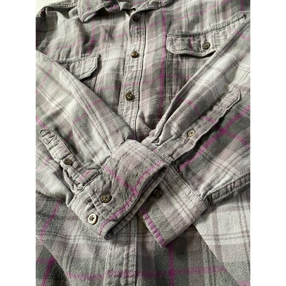 Faded Glory Mens Plaid Button-Up Shirt XL Grunge Outdoor Emo Grandpacore Hiking - Picture 11 of 11